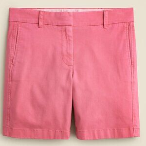 J.Crew 7" Shorts in "Vivid Begonia" Coral, Size 10
